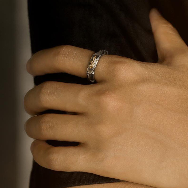 FREE Today: Wish Emblem Hammered Open Ring / Necklace