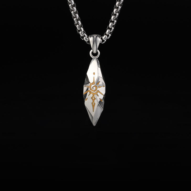 FREE Today: Wish Emblem Hammered Open Ring / Necklace