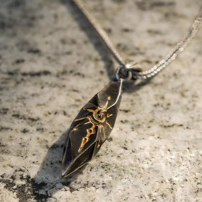 FREE Today: Wish Emblem Hammered Open Ring / Necklace