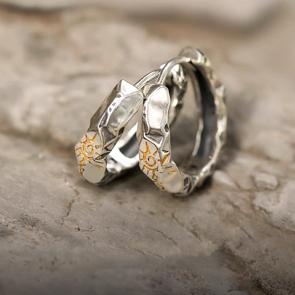 FREE Today: Wish Emblem Hammered Open Ring / Necklace