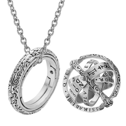 FREE Today: 16th Century Armillary Astrological Sphere Ring / Necklace