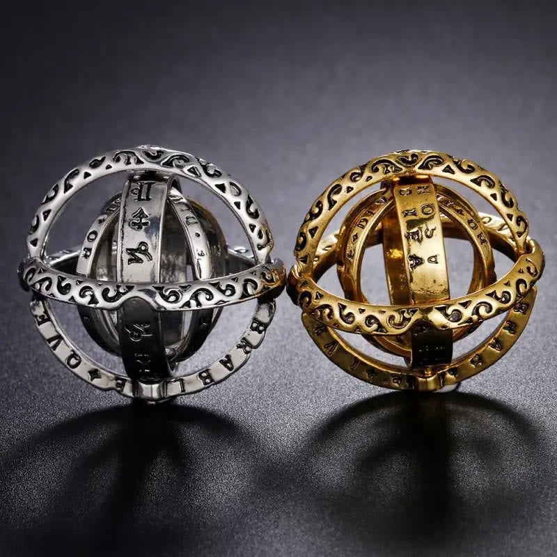 FREE Today: 16th Century Armillary Astrological Sphere Ring / Necklace