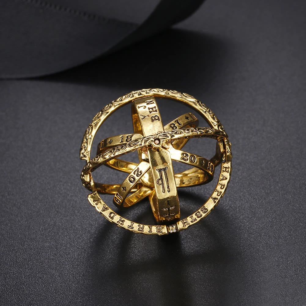 FREE Today: 16th Century Armillary Astrological Sphere Ring / Necklace