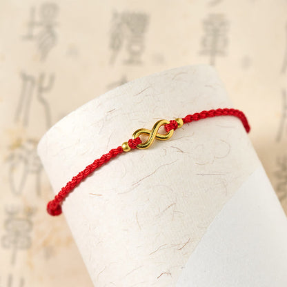 FREE Today: Protection Connection Infinity Charm Brass Red String Adjustable Bracelet