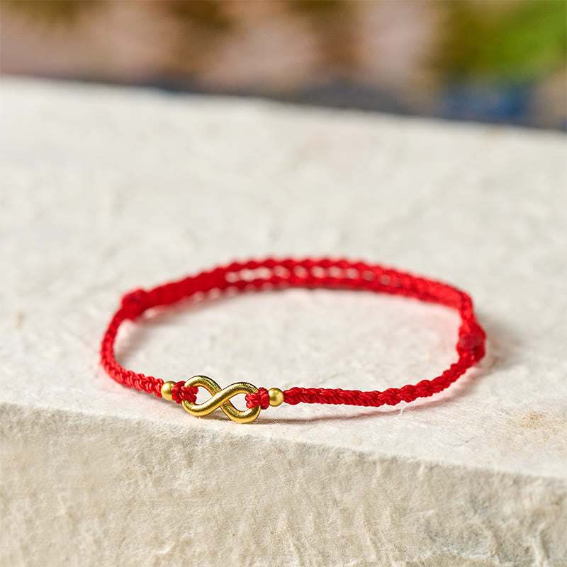 FREE Today: Protection Connection Infinity Charm Brass Red String Adjustable Bracelet