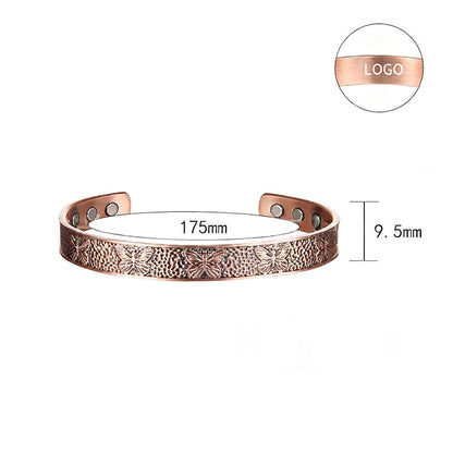 FREE Today: Self Care and Healing Butterfly Copper Adjustable Cuff Bracelet Bangle