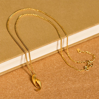 FREE Today: Prosperity and Wealth Double Koi Fish 24k Gold Plated Brass Chain Necklace Pendant