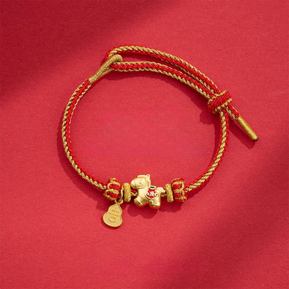 FREE Today: Luck and Connection Year Of The Horse Red String Copper Braided Bracelet