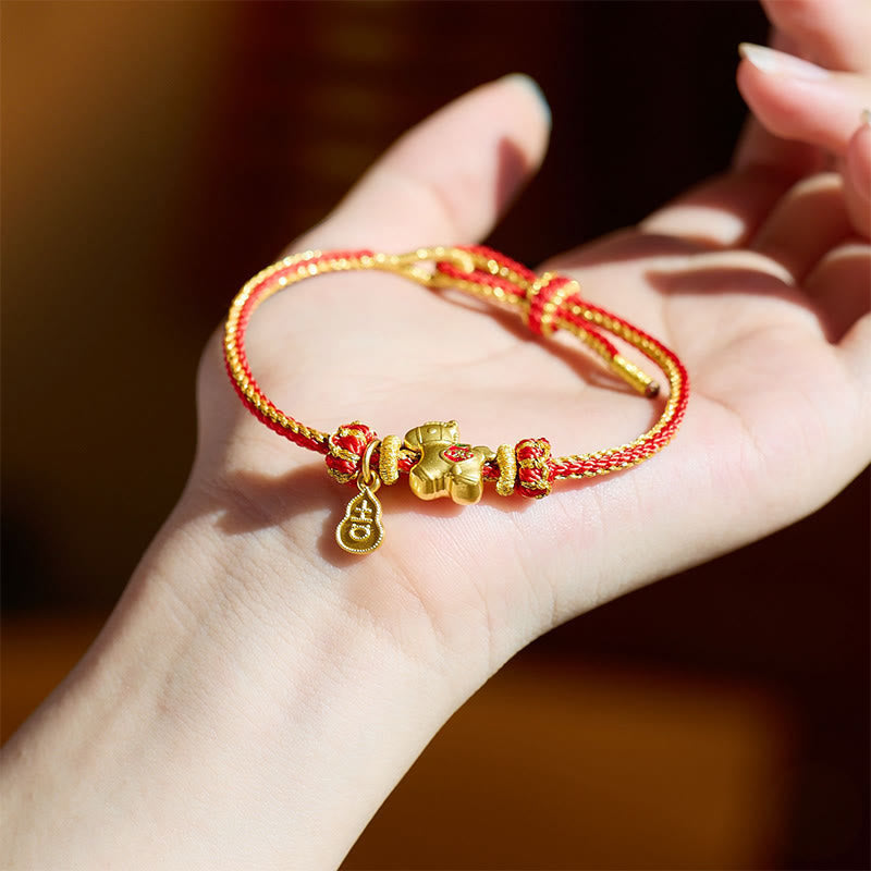 FREE Today: Luck and Connection Year Of The Horse Red String Copper Braided Bracelet