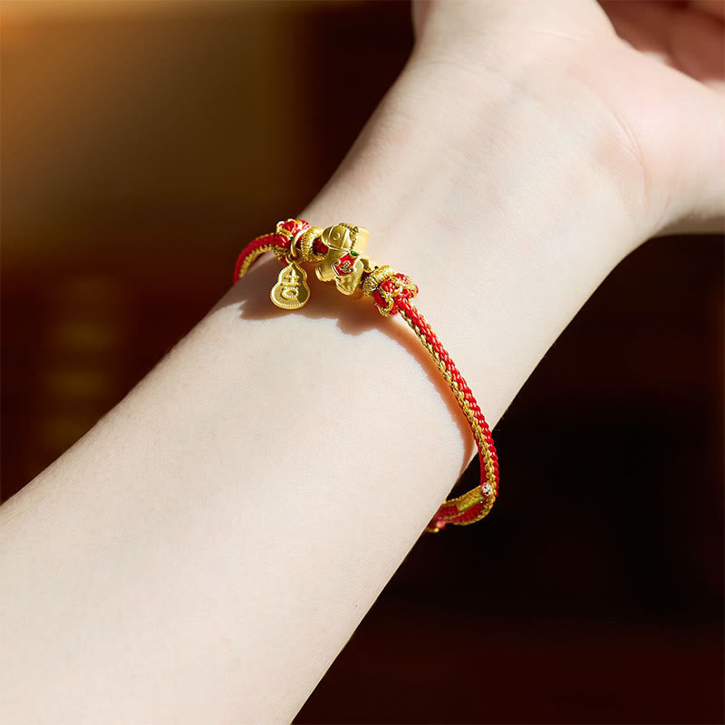 FREE Today: Luck and Connection Year Of The Horse Red String Copper Braided Bracelet