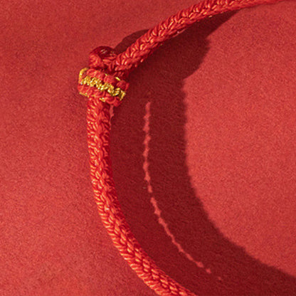 FREE Today: Strength Connection White Chalcedony Peace Buckle Braided Bracelet