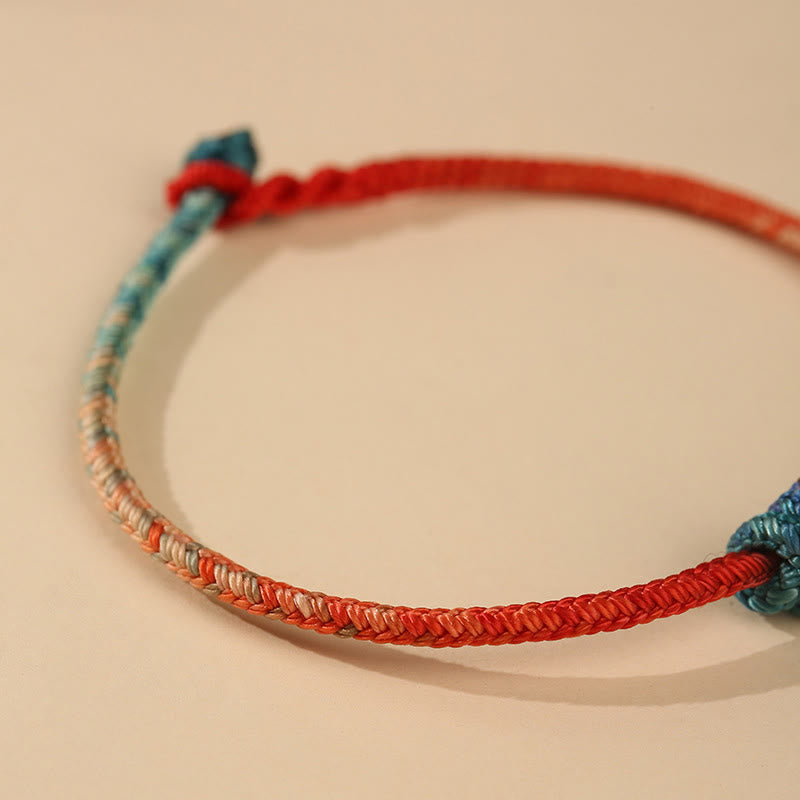 FREE Today: Luck and Strength Colored String Hand-woven Knots Bracelet