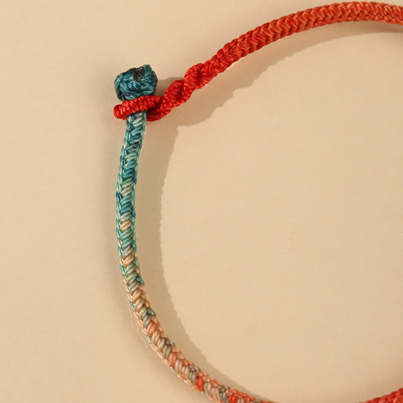 FREE Today: Luck and Strength Colored String Hand-woven Knots Bracelet