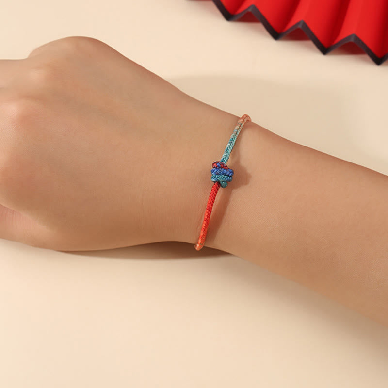 FREE Today: Luck and Strength Colored String Hand-woven Knots Bracelet
