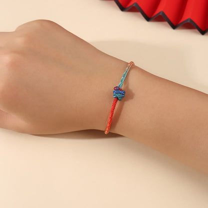 FREE Today: Luck and Strength Colored String Hand-woven Knots Bracelet