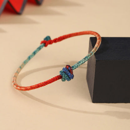 FREE Today: Luck and Strength Colored String Hand-woven Knots Bracelet