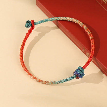 FREE Today: Luck and Strength Colored String Hand-woven Knots Bracelet