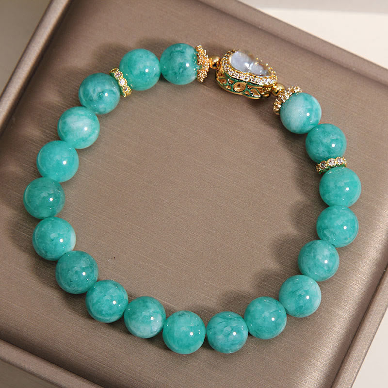 FREE Today: Healing and Confidence Gourd Design Amazonite Stone Beads Bracelet
