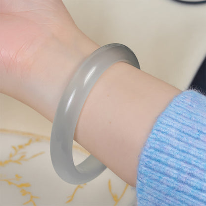 FREE Today: Abundance and Spiritual White Cat's Eye Cuff Bangle Bracelet