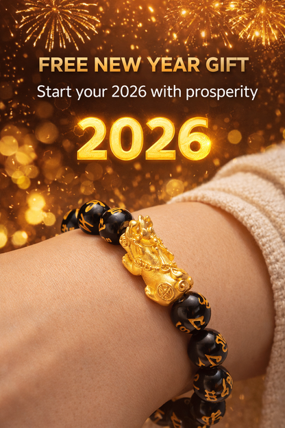 FREE Today: Golden PiXiu Prosperity Bracelet
